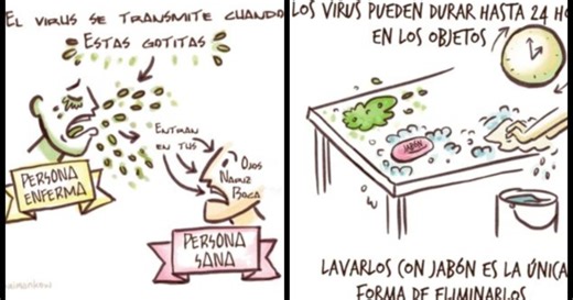 Historieta del coronavirus: El divertido cómic sobre recomendaciones contra la COVID-19