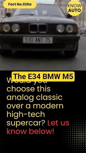 Why the BMW E34 M5 is Still the GOAT