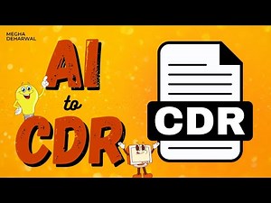 Convert Adobe Illustrator File into Corel Draw | Ai to CDR | PDF to CDR | #tutorial #amazing #howto