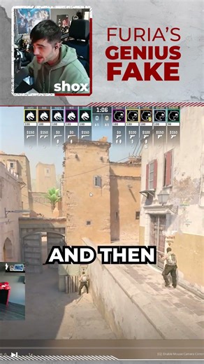 Spirit Got TOTALLY Baited... #CS2 (shox EP17 CS2 Clip)