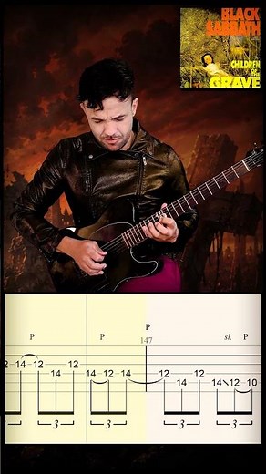 Children Of The Grave - Guitar Cover with Tabs | Black Sabbath