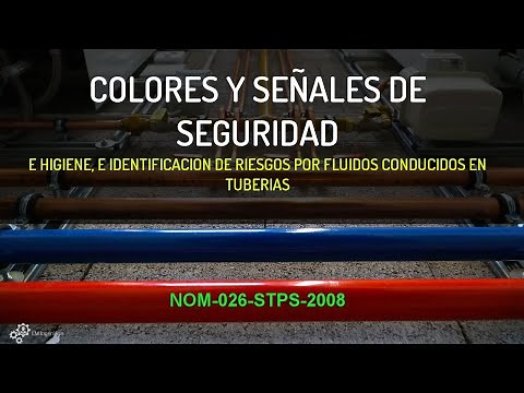 NOM 026 STPS 🟡🟢🔴Safety colors in pipes ❗ part 1.