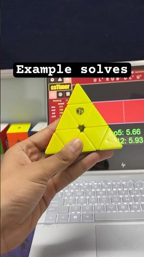 Pov: you started using L4E for Pyraminx! #cubing #wca #pyraminx