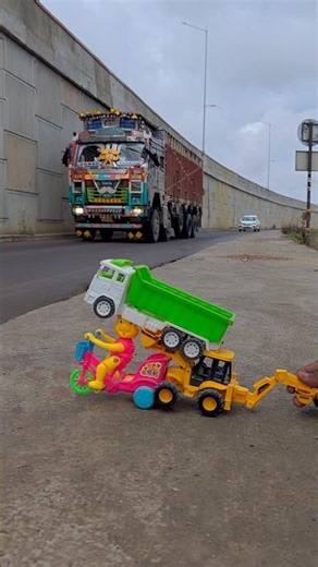 Remote Control Jcb And Dumper Truck Unboxing And Testing Short Video ||