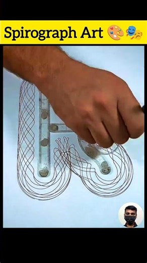 Watch Rotations Craft a PERFECT Letter! #shorts #asmr #satisfying #art #spirograph