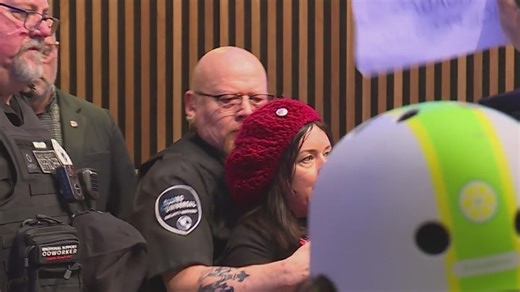 Police identify four people arrested during Portland City Hall protest