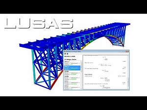 Steel bridge design to EN1993-2 Eurocode 3 using LUSAS