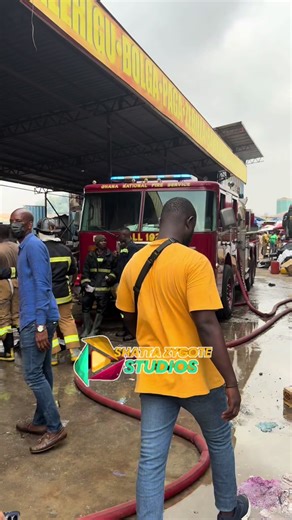 Fire Outbreak at Kwame Nkrumah Circle in Accra