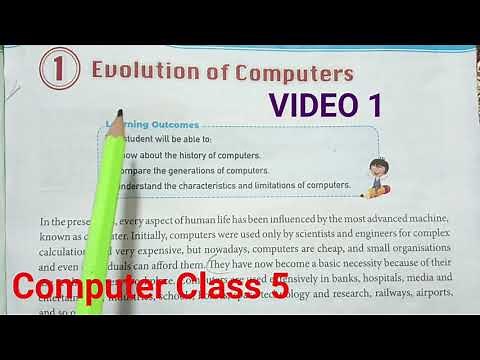 Computer class 5 | Computer class 5 chapter 1 | Class 5 computer chapter 1 | Evolution of computers