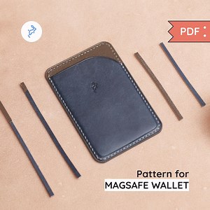 Magsafe Wallet (hideout Variant) - PDF Leather Pattern/template - Etsy