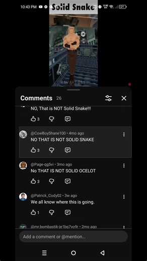 NO! that is NOT solid snake! (mgs meme)