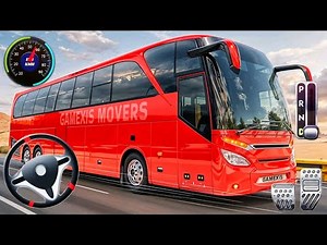 Real Bus Simulator: Coach Bus City Driving Game! Bus Games Android Gameplay