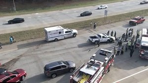 Deadly crash snarls traffic on I-485 in north Charlotte