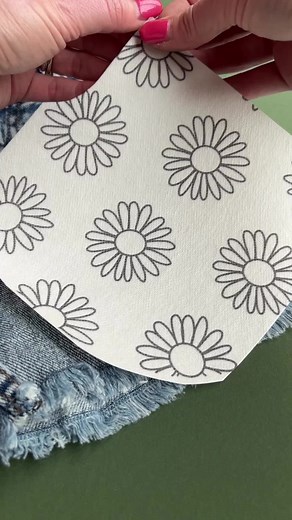 Floral Embroidery Tutorial on Denim Fabric