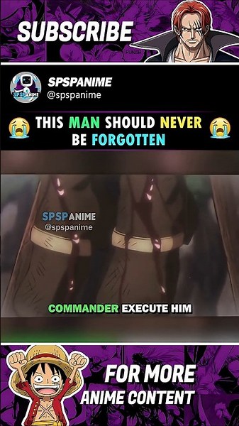 This man should never be forgotten #onepiece