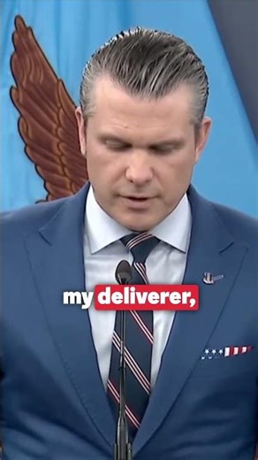 Hegseth ends war briefing remarks by quoting the Bible