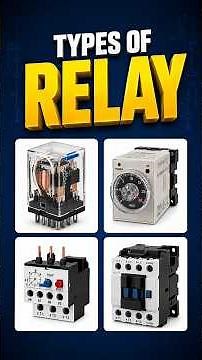 Relay Kya Hoti Hai Type Of Relay Switching Relay Or Protection Relay Mein Difference