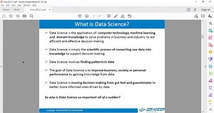 Class Video 1: Introduction to Data Science with Python (3rd April 2021)