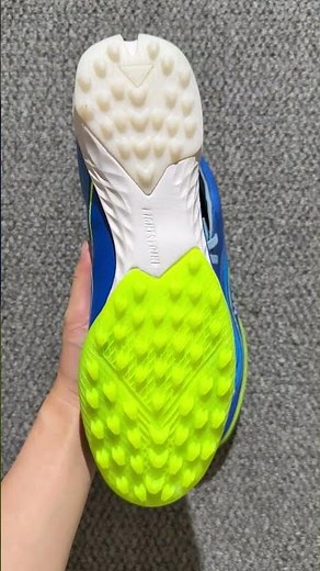 Messi x Adidas F50 Pro TF Astro Turf Soccer Shoes - Blue/Electric Green/Light Blue