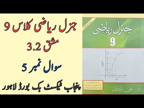 General Math Class 9 Chapter 3 Exercise 3.2 Question 5 | Class 9 Arts Maths Chapter 3 Exercise 3.2