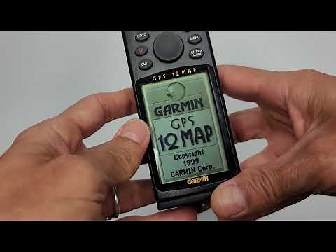 Garmin GPS 12 MAP Handheld Fishing Hunting Hiking Navigation System