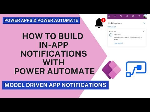 PowerApps - How to create In-App Notifications in Model driven Apps.