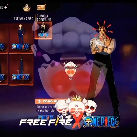 FREE FIRE X ONE PEICE ☠️🔥| #freefire #foryou #rafaelleao