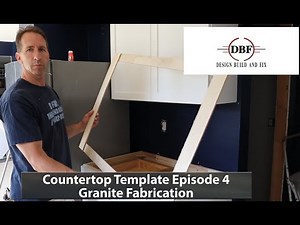 Granite Countertop Episode 4 (How to Make a Template for a Countertop)