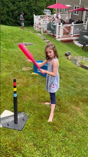 Tee Ball "Plunger Drill." We want to put young tee ball players in a position to succeed in hitting.