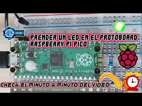 💡 +🐍 Raspberry Pi Pico: Turning an LED on and off on a breadboard | Micropython | From Scratch