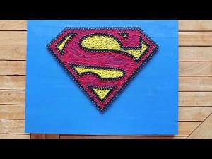 Superman string art Final