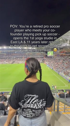 PEOPLE’S YOGA | Cheers to the love stories that start on the soccer field and grow beyond our wildest imaginations. It’s been 13 years since we dreamt of... | Instagram