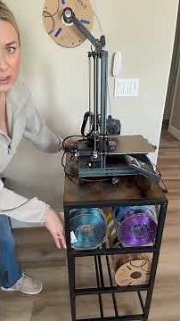 3D Printer Stand with Filament Storage Rack
