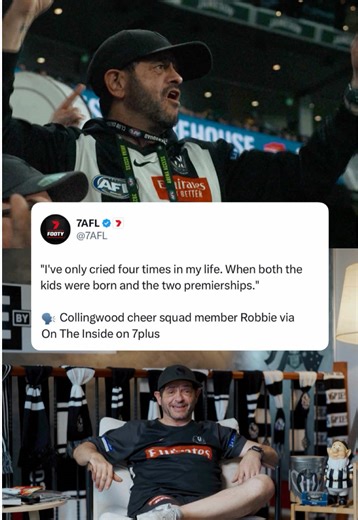 Robbie's passion for Collingwood is unmatched. On The Inside, a three-part docuseries drops 7pm on 7plus. #afl #7afl #australia #sport