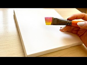 How to paint a Spring landscape step by step? 🌸