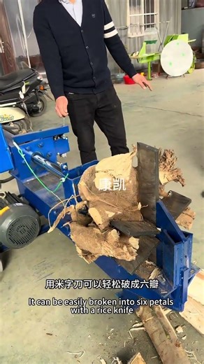 Break Tree Roots Without Strain - Hydraulic Wood Splitting Hacks