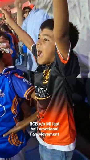 3 Balls, 9 Runs & RCB WIN! Little Fan Davik’s Epic Celebration#ipl #rcb #raipurcricket#cricket#viral
