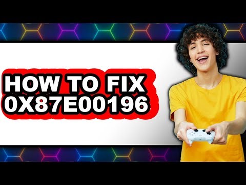 How to Fix 0x87e00196 (easy Method)