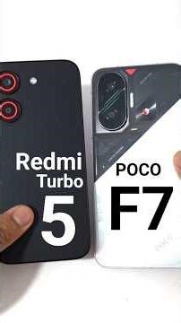 Redmi Turbo 5 vs POCO F7 🔥🔥🔥🚀🚀🚀
