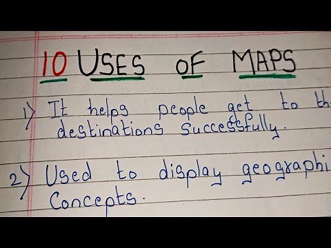 10 Uses of Maps // Maps and it's Uses