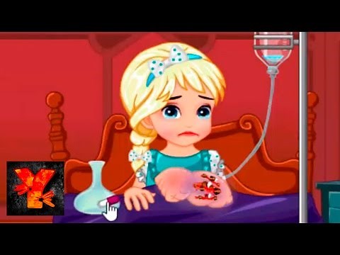 Disney Frozen Games - Princess Elsa Baby Scratch Doctor - Surgery videos games for kids