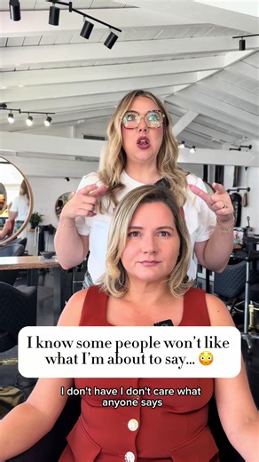 I KNOW some people won’t like what I’m about to say… 👀 but your client deserves to know WHY you’re choosing their hair extension method. She’s growing out a BOB, wants more length dimension, and we had a REAL conversation about K-Tips vs wefts vs tape extensions — because there is no “best” extension method for everyone. The best method is the one that makes sense for YOUR hair, density, lifestyle goals. 👏🏼 For this transformation we’re using Christian Michael Hair Extensions @CM Hair Extensi