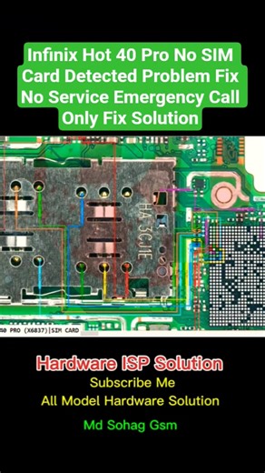 Infinix Hot 40 Pro No SIM Card Detected Problem Fix No Service Emergency Call Only Fix Solutio