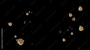 animated, emoji, snail, mollusk, gastropod, shell, spiral, slow, slimy, antennae, tentacles, retractable, terrestrial, invertebrate, hermaphrodite, creeping, crawling, mucus, trail, garden, leaf, herb