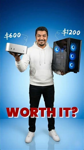 PC vs M4 Mac Mini – I Was NOT Expecting This😳