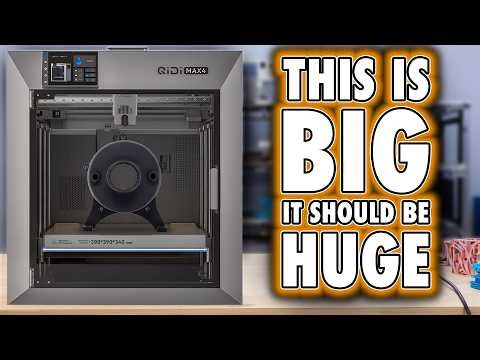 Why Don't More People Buy Qidi Printers? QidiTech Max 4 Review (Q4 MAX)