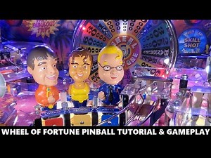 Wheel of Fortune Pinball Tutorial & Gameplay (Stern 2007)