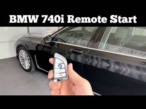 How To Use Remote Start On 2016 - 2022 BMW 740i Using Remote Key Fob