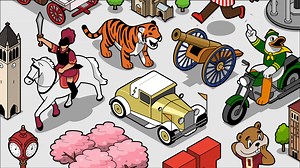 ESPN: Interactive Illustrations - Down the Street Designs