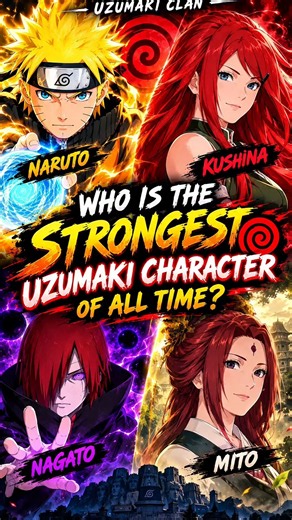 🔥 Who Is the STRONGEST Uzumaki Character of All Time? #shorts #naruto
